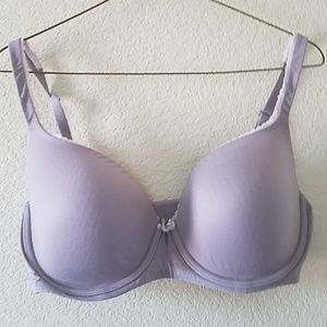 Lace trimmed lined demi